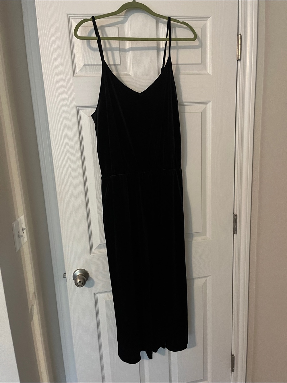 Old Navy Black Velvet jumpsuit